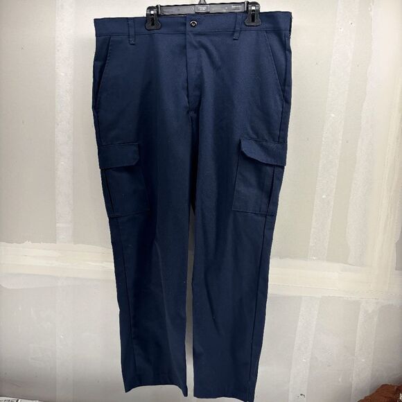 Vintage Red Kap Cargo Dark Navy Work Pants Size 40x29 Grunge Skating Street EUC - Picture 1 of 3